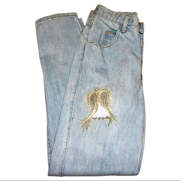 Vintage FORENZA High Waisted Jeans with Personal Artwork - Picture 6 of 12